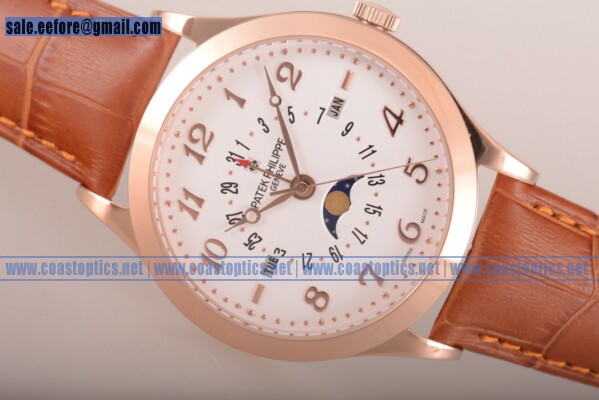 Patek Philippe Grand Complications Replica Watch Rose Gold 5400 wht - Click Image to Close